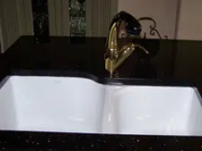 New sink and faucet