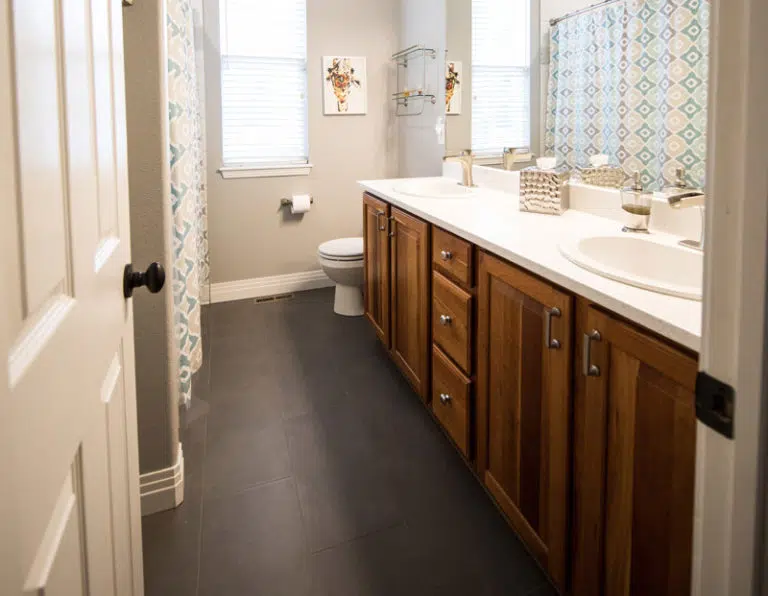 Large bathroom vanity with sink