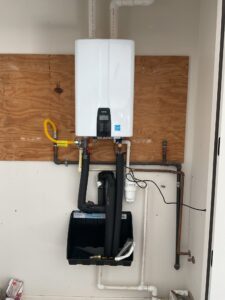 Tankless water heater installed in DFW