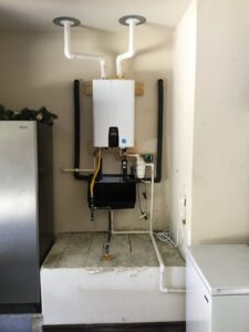 Tankless water heater installed in Keller